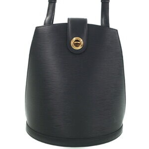 Louis Vuitton Epi Leather Cluny Shoulder Bag Black